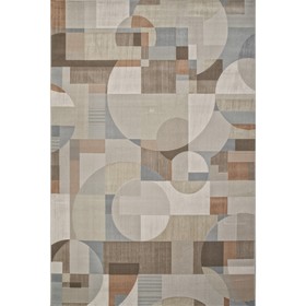 Ковёр прямоугольный Afina, размер 80x150 см, дизайн brown/pudra