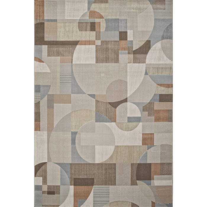 Ковёр прямоугольный Afina, размер 200x400 см, дизайн brown/pudra