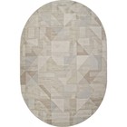 Ковёр овальный Afina, размер 240x340 см, дизайн beige/l.brown - фото 301727614