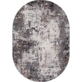 Ковёр овальный Graff, размер 80x150 см, дизайн gray-beige