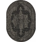 Ковёр овальный Kair, размер 100x200 см, дизайн black-gray - фото 301729108