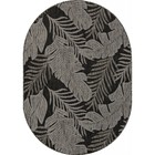 Ковёр овальный Kair, размер 100x200 см, дизайн black-gray - фото 301729193
