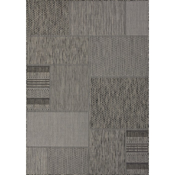 Ковёр прямоугольный Kair, размер 60x110 см, дизайн black-gray - Фото 1
