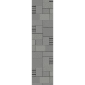 Ковровая дорожка Kair, размер 200x2500 см, дизайн black-gray