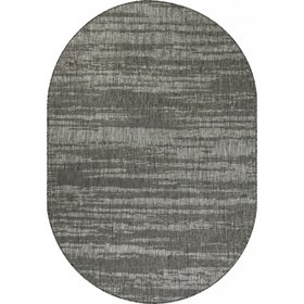 Ковёр овальный Kair, размер 80x150 см, дизайн gray