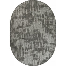 Ковёр овальный Kair, размер 80x150 см, дизайн gray