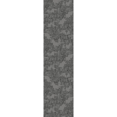 Ковровая дорожка Kair, размер 120x2500 см, дизайн black-gray