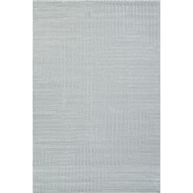 Ковёр прямоугольный Sirocco, размер 80x150 см, дизайн l.grey/grey