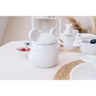 Сахарница Доляна «Мишка Отто», 400 мл, 11×12×12.5 см, белая - Фото 9