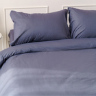 Комплект IDEASON 2сп (под 175х215см, навол 50х70см 2шт)графит, поплин 130г/м, хл100% - фото 24300048