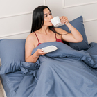 Комплект IDEASON 2сп (под 175х215см, навол 50х70см 2шт)синий, поплин 130г/м, хл100% - фото 24300055 Комплект IDEASON 2сп (под 175х215см, навол 50х70см 2шт)синий, поплин 130г/м, хл100% - фото 24300055