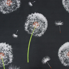 Постельное бельё Павлайн 2сп Одуванчики черн 175х215, 180х215, 70х70см 2шт полисатин 70г/м, полиэстер 100% - фото 24487243