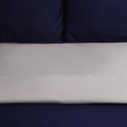 Постельное бельё Павлайн Евро тёмно-синий+серый 200х220, 200х220, 70х70см 2шт полисатин 70г/м, полиэстер 100% - фото 25282397