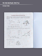 Предметная тетрадь по геометрии Calligrata TOP «Школьный стиль», 48 листов, в клетку, со справочным материалом, пластиковая обложка - Фото 2