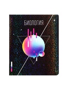 Предметная тетрадь по биологии Calligrata TOP «Абстракция», 48 листов, в клетку, со справочным материалом, обложка из мелованного картона - Фото 1