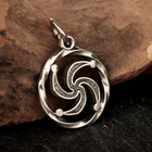 Славянский оберег "Символ Рода", 3гр, 24х21 мм - фото 24461310