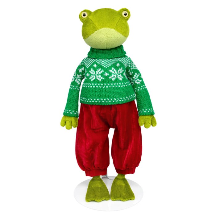 Мягкая игрушка «Серж Кваковский», в свитере с орнаментом, 24 см - Фото 1