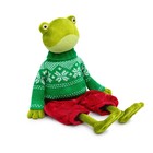 Мягкая игрушка «Серж Кваковский», в свитере с орнаментом, 24 см - Фото 4