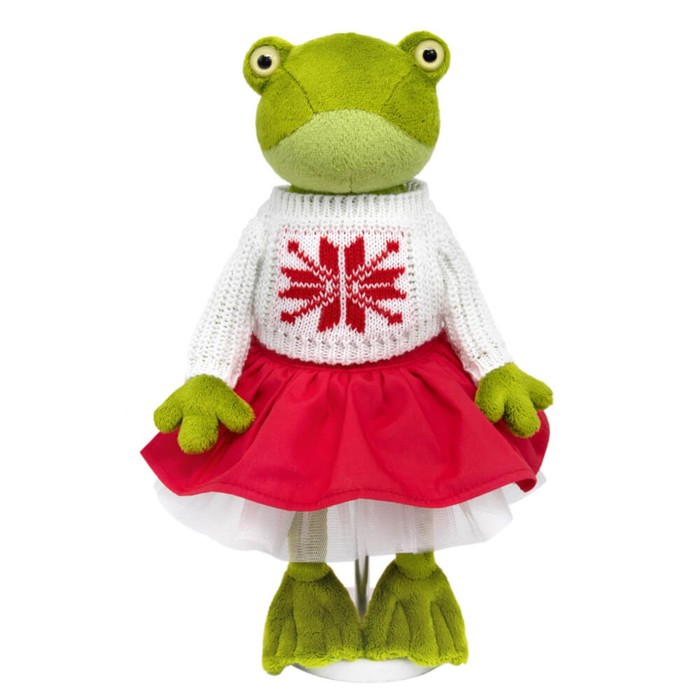 Мягкая игрушка «Оливия Кваковская», в свитере с орнаментом, 24 см - Фото 1