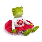 Мягкая игрушка «Оливия Кваковская», в свитере с орнаментом, 24 см - Фото 4