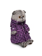 Мягкая игрушка «Кот Басик», в клетчатом плаще, 19 см - Фото 5