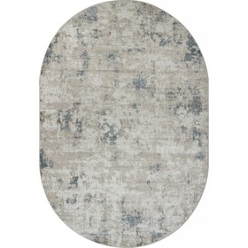 Ковёр овальный Naturel, размер 100x200 см, дизайн beige-blue