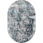 Ковёр овальный Paradize, размер 100x200 см, дизайн turquoise/grey - фото 306062874