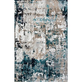 Ковёр прямоугольный Paradize, размер 100x200 см, дизайн grey/turquoise