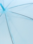 УЦЕНКА Зонт - трость полуавтоматический «Однотон», 8 спиц, R = 46/55 см, D=110 см, цвет голубой - Фото 6