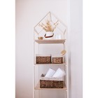 Корзины для хранения LaDо́m, 4 шт., ручное плетение, солома, коричневые - Фото 13