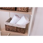 Корзины для хранения LaDо́m, 4 шт., ручное плетение, солома, коричневые - Фото 15