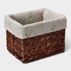 Корзины для хранения LaDо́m, 4 шт., ручное плетение, солома, коричневые - Фото 7