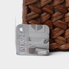 Корзины для хранения LaDо́m, 4 шт., ручное плетение, солома, коричневые - Фото 10