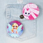 Значки закатные «Для маленькой принцессы», d=56 мм, МИКС - Фото 16