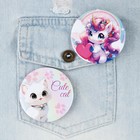 Значки закатные «Для маленькой принцессы», d=56 мм, МИКС - Фото 17