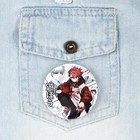 Значок закатной «Манга аниме парень», d=56 мм (комплект 10 шт) - фото 24370870