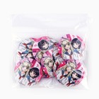 Значок закатной «Подруги аниме школьницы», d=56 мм (комплект 10 шт) - фото 25282405