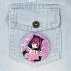 Значок закатной «Girl аниме с ушками», d=56 мм (комплект 10 шт) - фото 24370882