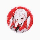 Значок закатной «Милая блондинка аниме», d=56 мм - Фото 2