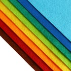 Набор цветного фетра, толщина-2 мм, формат А4, мягкий, 8 листов, 8 цветов, TOP - фото 11323012