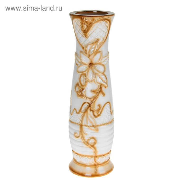 ваза керамика напольная 60 см цветущая лилия круглая - Фото 1