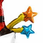 Воздушный шар фольгированный 47" «Подарочек с Дедом Морозом», на подставке - Фото 4