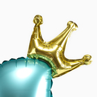 Воздушный шар фольгированный 42" «Цифра 1 с короной», на подставке - Фото 2