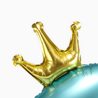 Воздушный шар фольгированный 42" «Цифра 6 с короной», на подставке - Фото 2