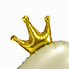 Воздушный шар фольгированный 42" «Цифра 6 с короной», на подставке - Фото 2