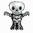 Шар фольгированный 33" «Весёлый скелет» - фото 321650453