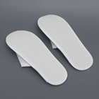 Одноразовые тапочки, универсальные, махровые, белые - Фото 2