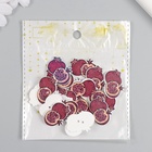 Пуговицы дерево для творчества 2 прокола «Гранат», набор 20 шт., 2.7×1.7 см - Фото 5