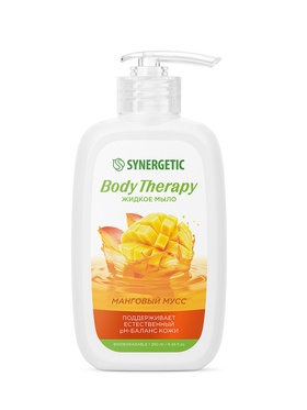 Жидкое мыло Synergetic "Body Therapy" Манговый мусс, 250 мл