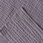 Пелёнка двухслойная «Крошка Я», 130×100 см, хлопок 100%, серая - Фото 3